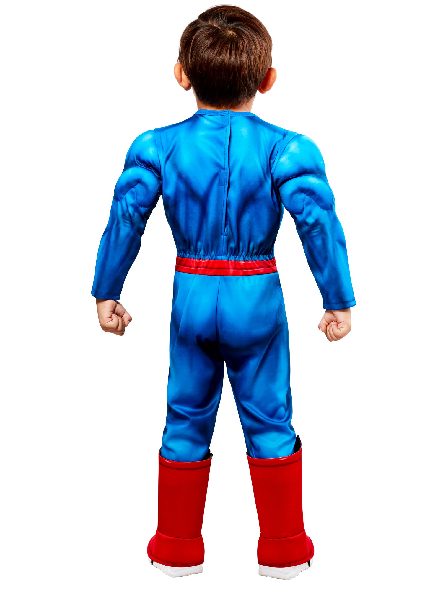 Superman Deluxe Muscle Jumpsuit Toddler Costume Officially Licensed