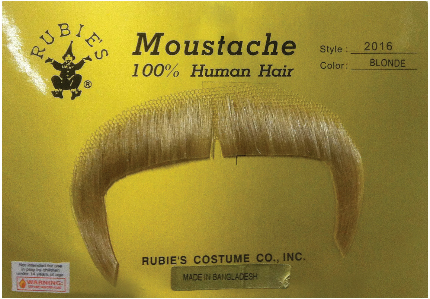 Zapata Fu Manchu Handle Bar Mustache 2016