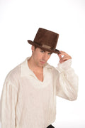 Steampunk Brown Bell Topper Hat