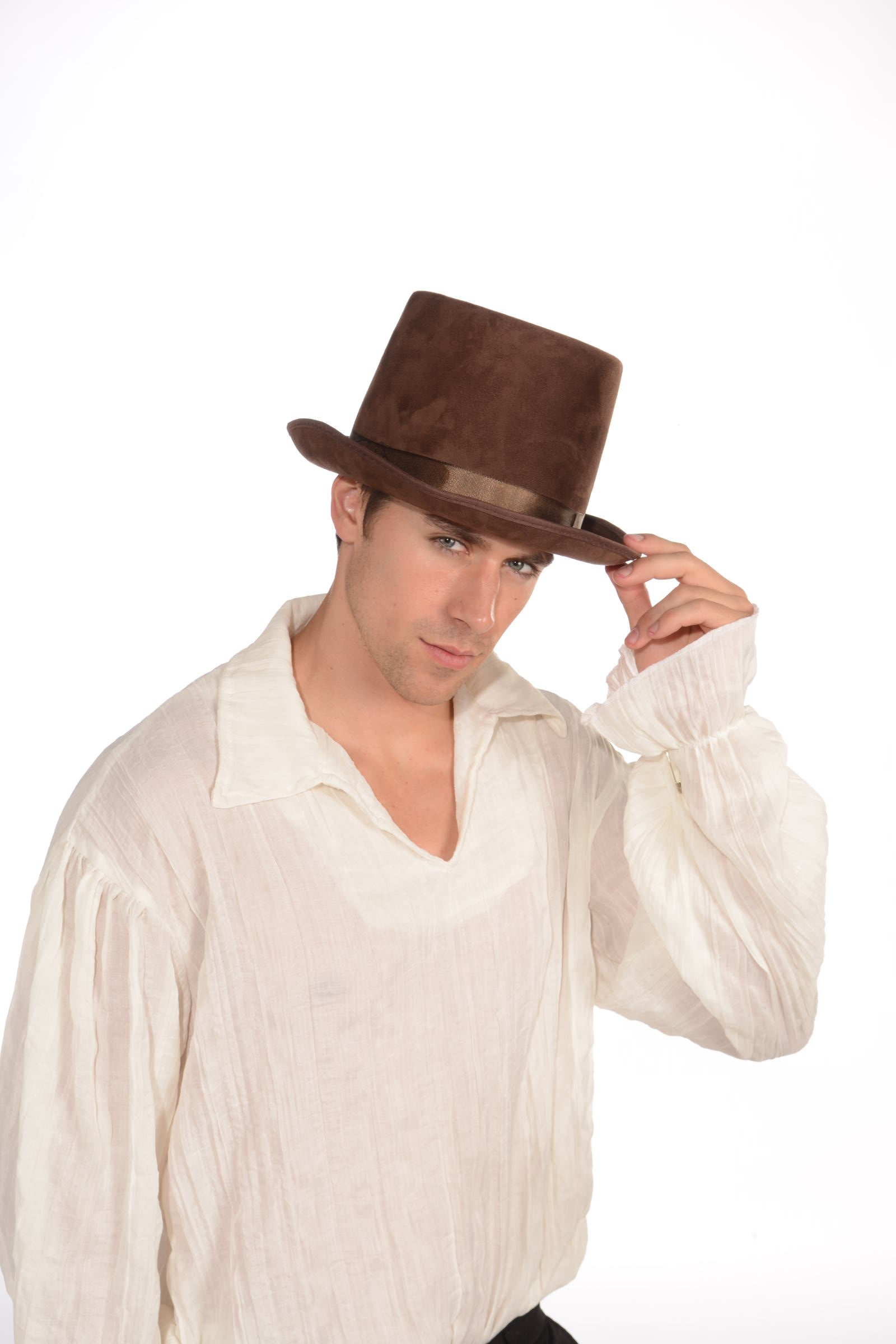 Steampunk Brown Bell Topper Hat