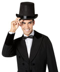 Steampunk Black Bell Topper Hat