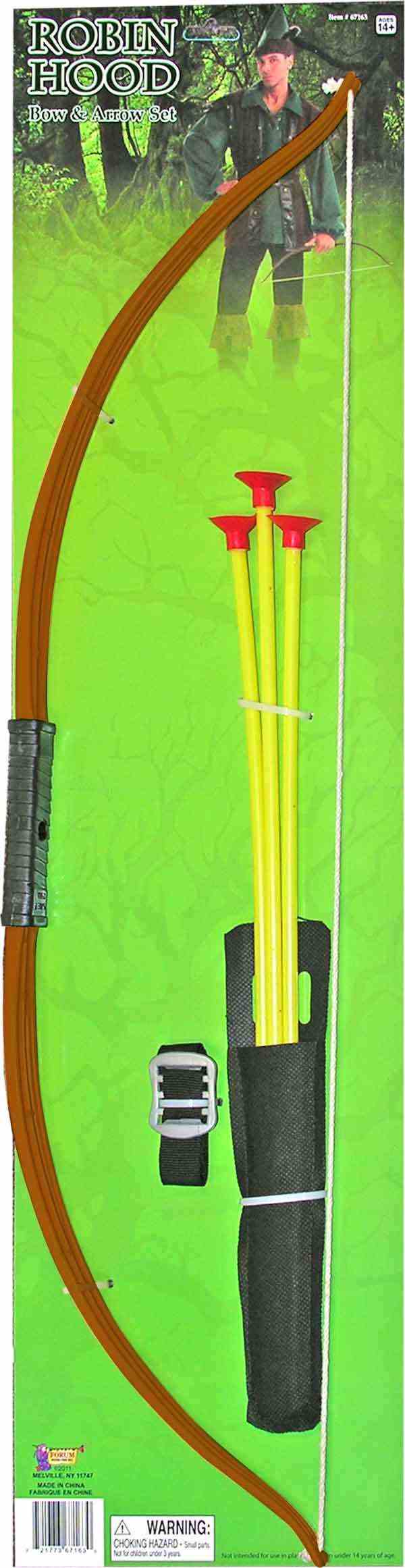Robin Hood Bow and Arrow Set Plastic Accessory