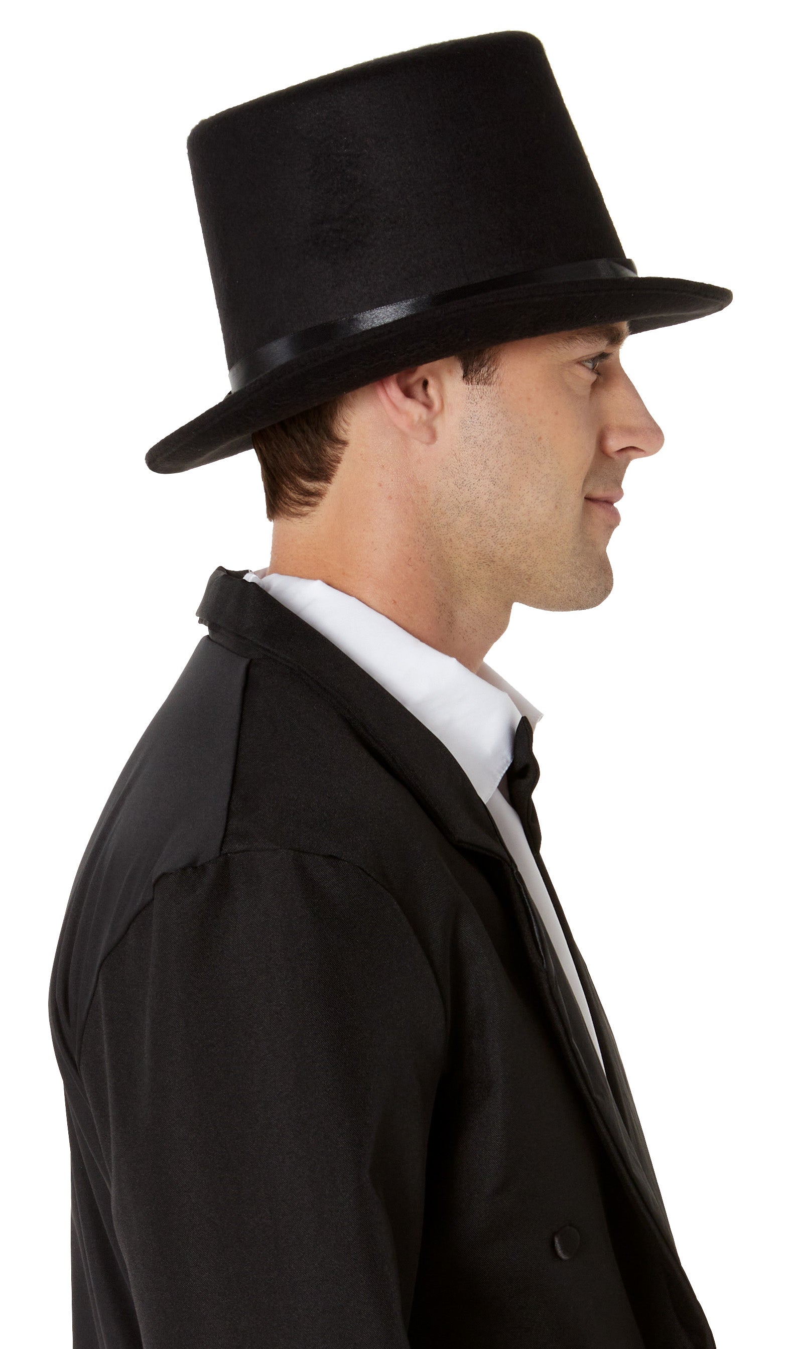 Super Deluxe Felt Black Top Hat Adult