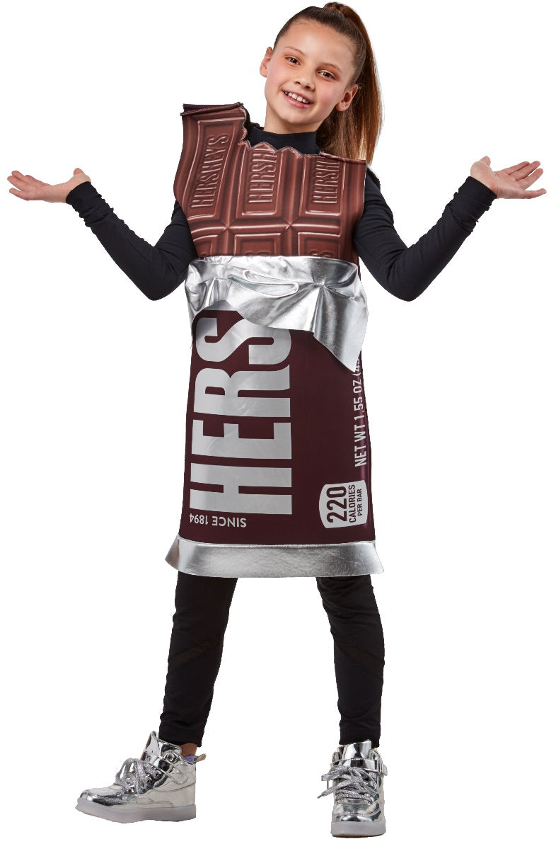 Hershey's Chocolate Bar Tunic Child Candy Costume Officially Licensed