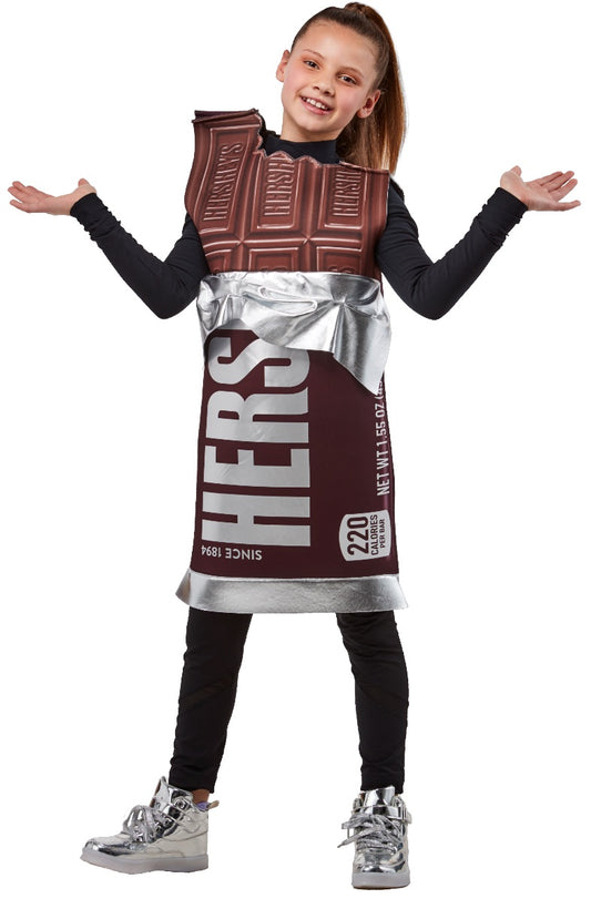 Hershey's Chocolate Bar Tunic Child Candy Costume Officially Licensed