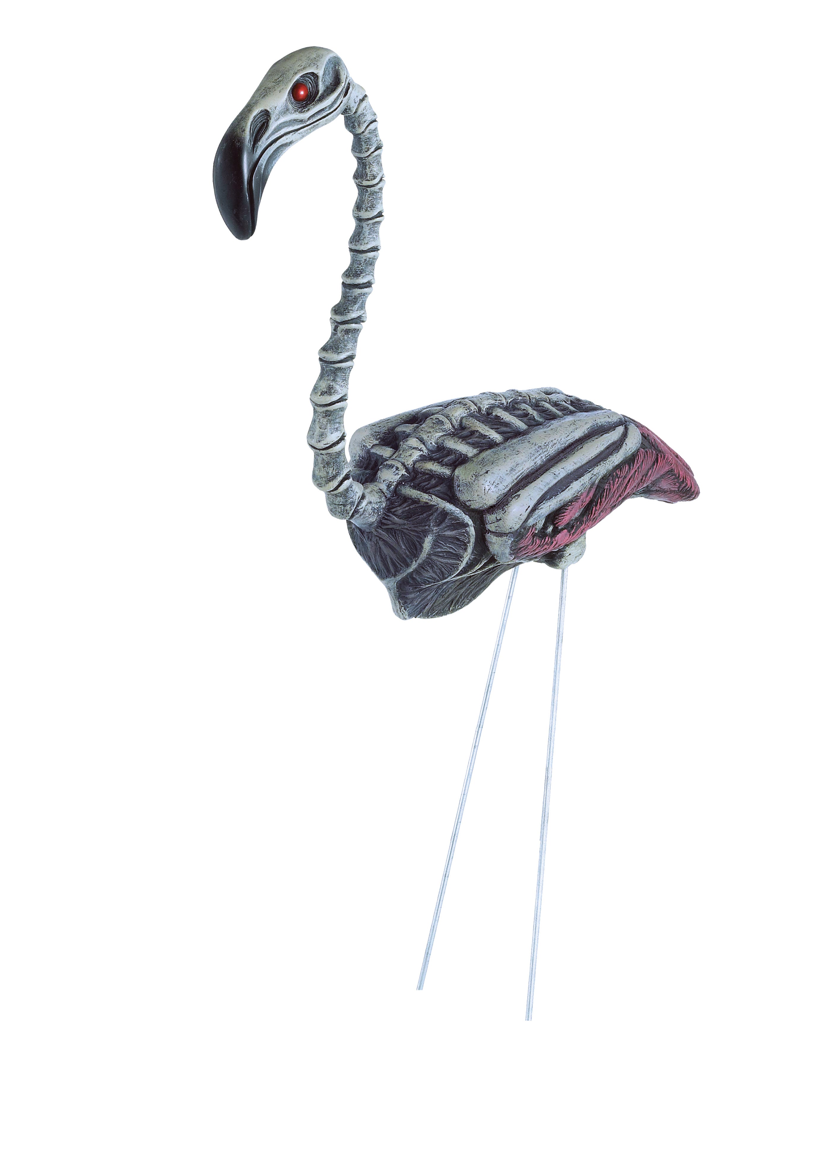 24" Ghoulish Zombie Garden Flamingo Lawn Yard Décor