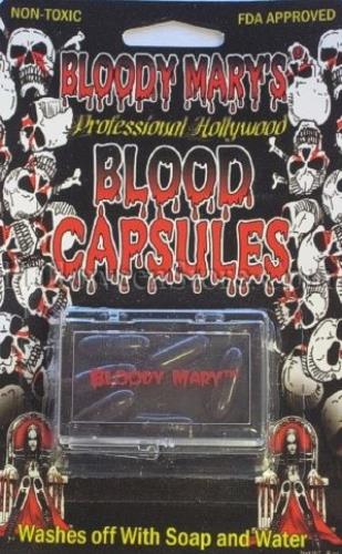 Bloody Mary's Realistic Blood Capsules 6 Pills Goth Vampire