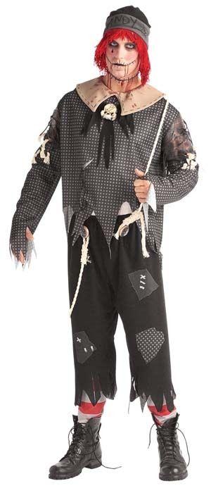Unhappily Ever After: Gothic Ragdoll Boy Adult Costume XL