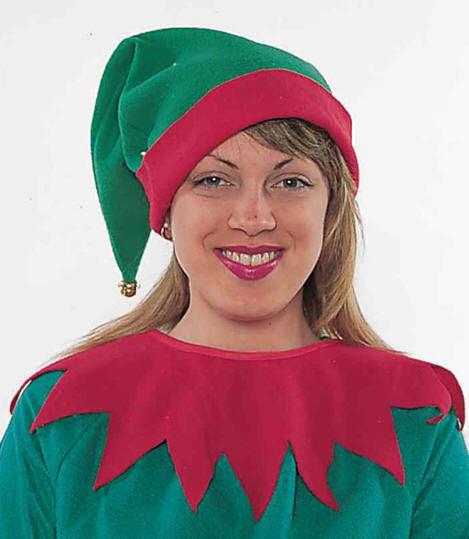 Christmas Santa's Helper Elf Hat and Collar Accessory Kit
