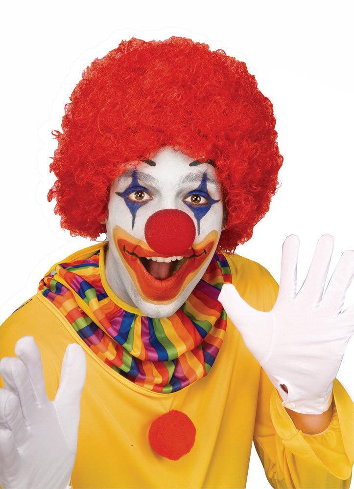 Red Afro Curly Clown Wig