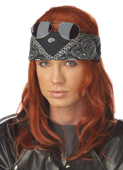 Hollywood Rocker Adult Wig