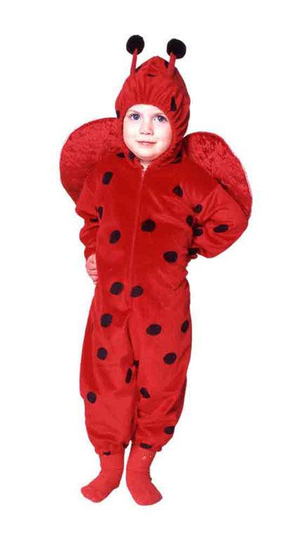 Deluxe Little Ladybug Toddler Pajama Child Costume 2-4