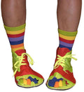 Adult Clown Costume Shoes and Toe Sock Set