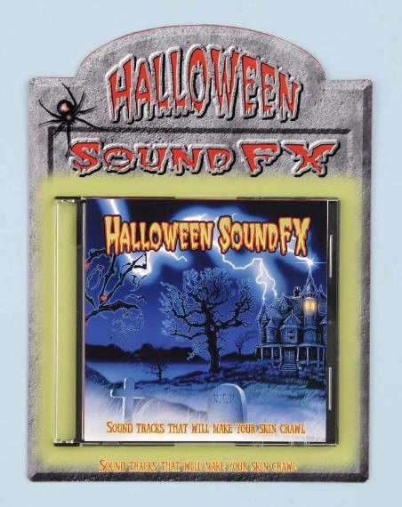 Halloween Horror Sound FX CD Halloween Scary Music Prop