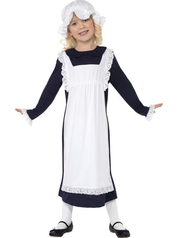 Victorian Historic Poor Girl Child Costume Small 4-6