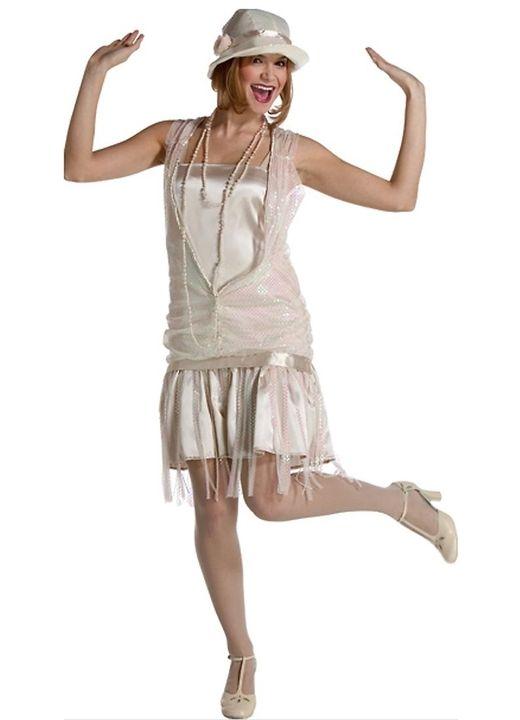 Ivory 1920s Gatsby Girl Adult Costume