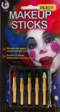 Highlite Makeup Sticks Red, Blue, Green, Black, White Crayons