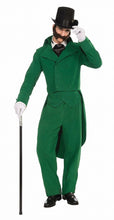 Load image into Gallery viewer, Caroling Gentleman Adult Christmas Caroler Green Suit Costume
