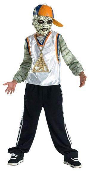Wrapper Mummy Rap Star Time Child Costume Tween 14-16