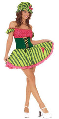 Watermelon Girl Sexy Adult Costume XSmall (2-6) Summer Fruit