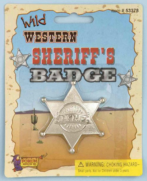 Wild Western Sheriff's Badge