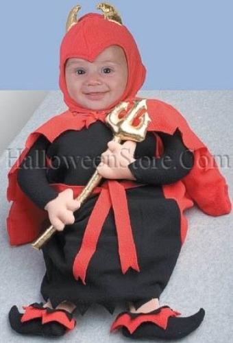 Devil Baby Costume Bunting 0-6 months