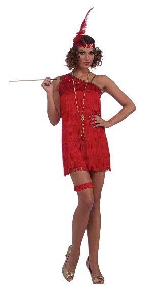 Ruby Red Dazzle Flapper Roaring 20's Adult Costume