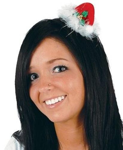 Sexy Mini Santa Hat Easy Attachable Hair Clip