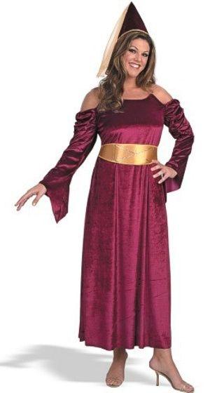 Deluxe Innocent Maiden Renaissance Plus Size Adult Costume