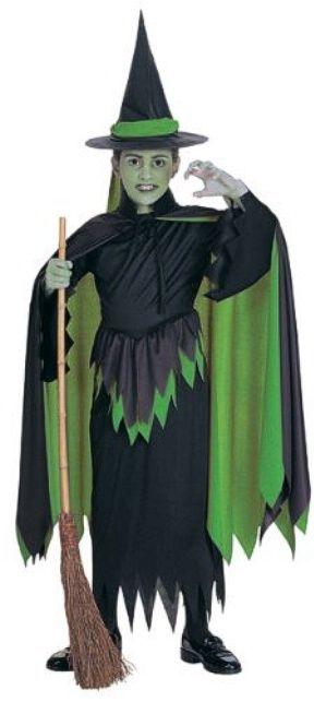Wizard of Oz: Wicked Witch Child Costume Small (Missing The Tie Around the Hat.)
