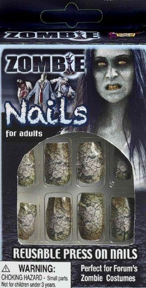 Zombie Fake Finger Press On Nails