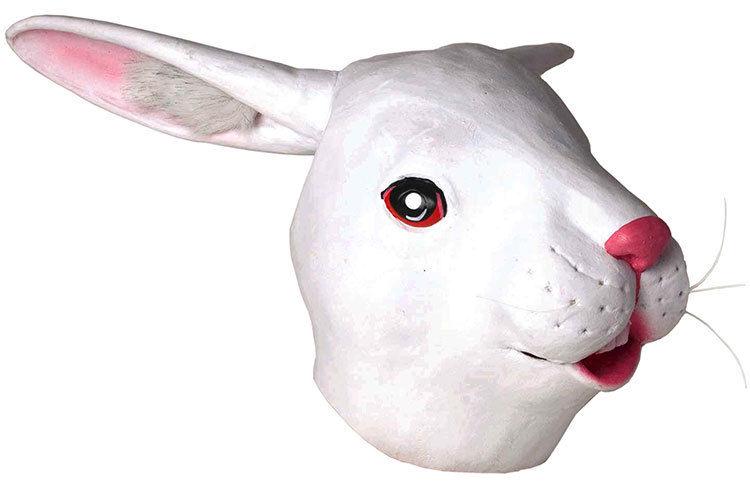 Deluxe Latex Rabbit Adult Mask