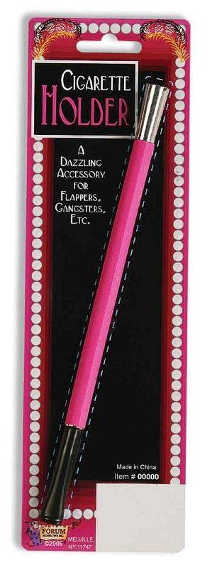 Long Pink Cigarette Holder 20's Flapper Accessory