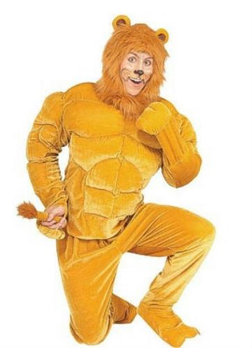 Deluxe Macho Lion Adult Costume Small