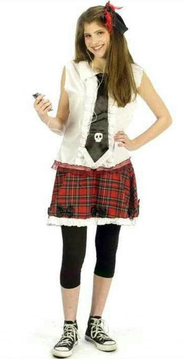 Wicked Innocence School Girl Junior Costume Size Medium 8-10