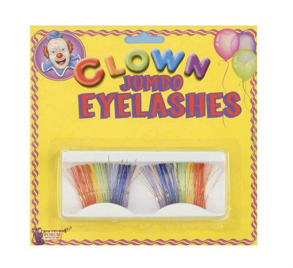 Jumbo Clown Rainbow Lashes Fake False Eyelashes