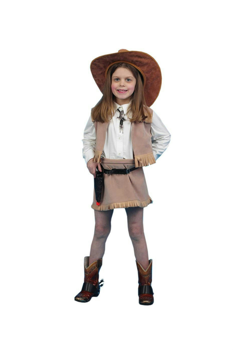 Cowgirl Deluxe Child Costume Size Small 4-6