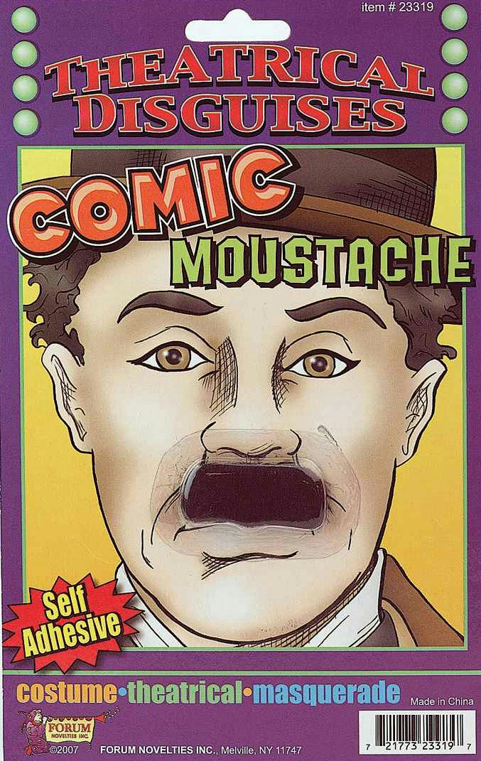 Comic Chaplin Self Adhesive Moustache