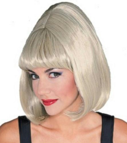 Blonde Shoulder Length Starlet Wig with Bangs