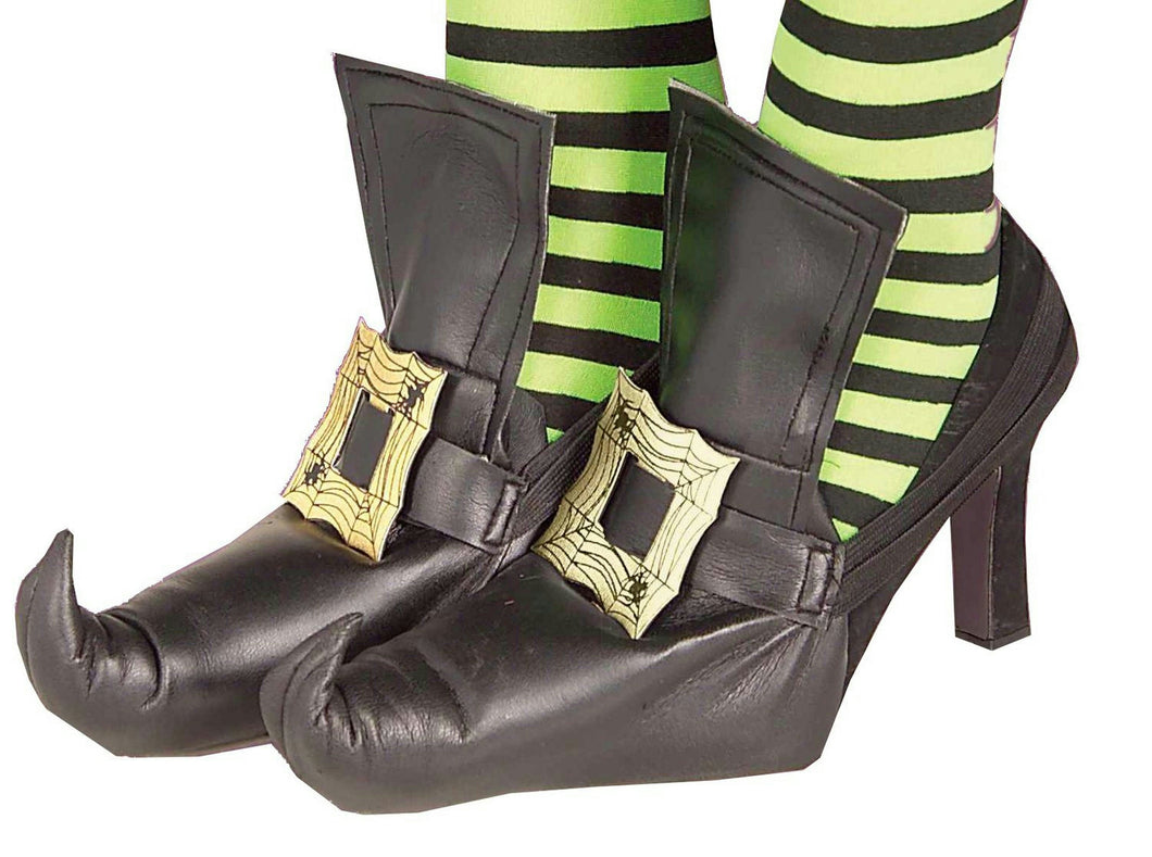 Witch Shoe Covers with Gold Buckle