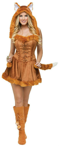 Foxy Lady Sexy Adult Sexy Fox Costume S/M