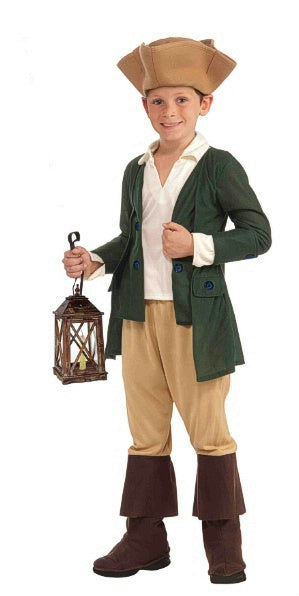 Paul Revere Child Costume Size Small 4-6