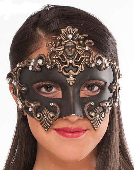Medieval Fantasy Warrior Goddess Half Mask
