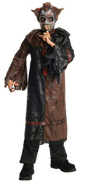 Horrorland Chuckles Evil Clown Costume And Mask Costume Medium 8-10