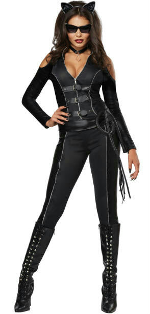 Fatal Feline Sexy Black Cat Adult Costume Size XS 4-6
