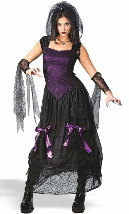 Goth Black Widow Spider Princess Teen Costume Juniors 0-9