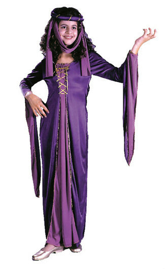 Purple Renaissance Princess Child Costume Size Small 4-6