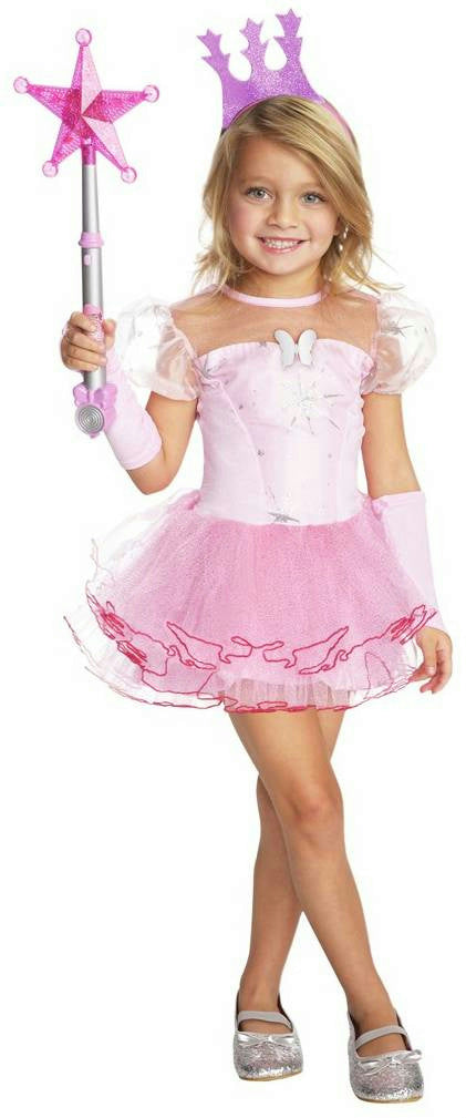 Wizard of Oz Girls Pink Tutu Glinda Good Witch Child Costume Size Small 4-6