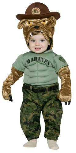 Military Mascot Marine Corps Chesty Infant Costume 6-12 months