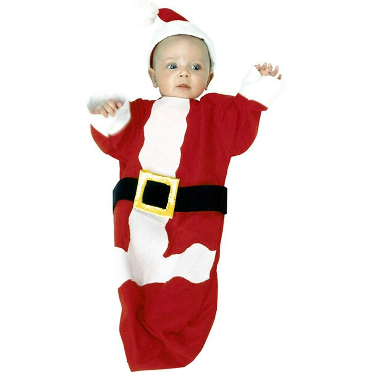 Santa Baby Bunting Christmas Costume Newborn to 6 Months Baby's 1st Christmas